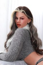 Ada-163cm(5ft 4) Funky Hair BBW Sex Doll - Kép 9