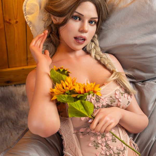 FanReal |F-Cup 3ft6 Tanned Petite Sex Doll Torso for Men-Della