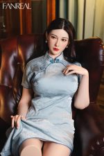 FanReal |F-Cup 3ft6 Tanned Petite Sex Doll Torso for Men-Vivi