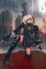 WM | 2B Anime 5ft 5/ 165cm D Cup Cosplay Sex Doll - Billede 5