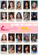 Irontech Doll Silicone Hard&Soft Head (Extra Doll Heads)