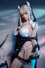JR | Akuma - 5Ft 2(157cm) Sexy Japanese Devil Silicone Sex Doll - Imagem 15