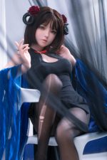JR | Kiko - 4Ft 10(148cm) Japanese Black Devil Silicone Sex Doll - Afbeelding 11