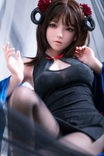 JR | Kiko - 4Ft 10(148cm) Japanese Black Devil Silicone Sex Doll - Afbeelding 5