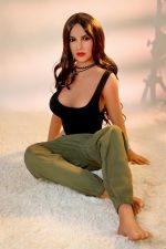 SY | Carol- 158cm (5ft2) Small Breast French Style Sex Doll With Blonde Curly Hair – Bild 11