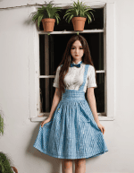 AIBEI |Cherry- 4ft10 /148cm Small Breast Silicone Head+TPE Body Sex Doll - Afbeelding 7