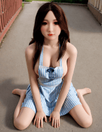AIBEI |Cherry- 4ft10 /148cm Small Breast Silicone Head+TPE Body Sex Doll - Afbeelding 11