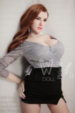 WM | Fannie5ft 6/ 168cm E Cup Silicone Head Sex Doll - Imagem 11