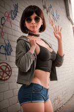 AIBEI | Cathy - 4ft 11/151cm Silicone Head Sex Doll - Kép 7