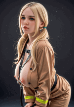 AIBEI | Gill - 4ft12 (153cm) Chubby Silicone Head+TPE Body Sex Doll - Kép 4