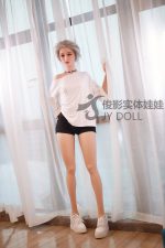 JY | Kiki-5ft 2/157cm Small Breasts Silicone Head Sex Doll - Imagem 9