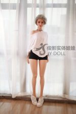 JY | Kiki-5ft 2/157cm Small Breasts Silicone Head Sex Doll - Imagem 6