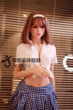JY | Moon-5ft 2/157cm Small Breasts Silicone Head Sex Doll - immagine 8