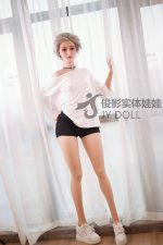 JY | Kiki-5ft 2/157cm Small Breasts Silicone Head Sex Doll - Imagem 8