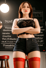AIBEI |Zara - 5ft 5/166cm Silicone Head Sex Doll - Billede 5
