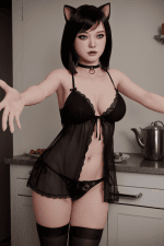 AIBEI |Ahana - 5ft 5/166cm Silicone Head Sex Doll - Billede 11