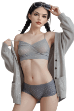 SY | Sofiya - 5Ft 3(159cm) A-Cup Small Breasts Silicone Head Realistic Sex Doll - immagine 5