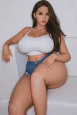 SY | Barbara - 5ft 4/163cm BBW Silicone Head Sexy Sex Doll - Kép 6
