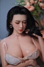 JY | Xiaoqian - 5ft 4/162cm Closed Eyes Silicone Big Breasts Sex Doll - Image 6