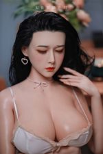 JY | Xiaoqian - 5ft 4/162cm Closed Eyes Silicone Big Breasts Sex Doll - Image 4