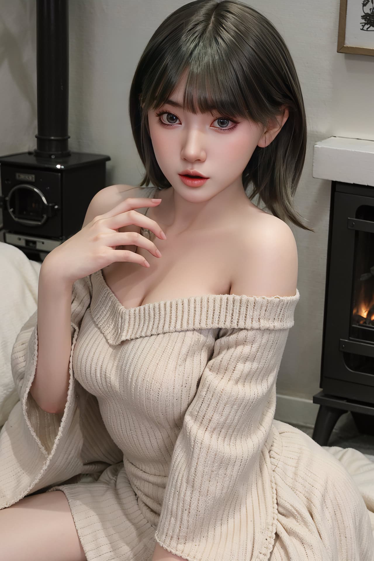20231222-1402304.jpeg White - 159cm(5ft3) Japanese Lifelike Medium Breast ROS Silicone Sex Doll - Billede 1