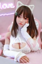 SHEDOLL | LoYi- 4ft10/148cm Optional ROS silicone head Sex Doll - Billede 11