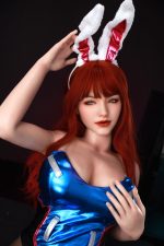 Orange In丨Meg-5ft 5/165cm Movable Jaw Silicone Sex Doll - Kép 3