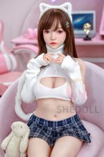 SHEDOLL | LoYi- 4ft10/148cm Optional ROS silicone head Sex Doll - Billede 15