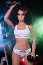 6YE | Elena - 5ft3/162cm Curly Hair Mediterranean Style Slender Sex Doll - Billede 7