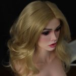 Orange In丨 Blonde Silicone Auto-Blowjob Small Breast Sex Doll Torso - Billede 8