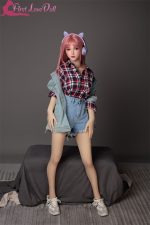 Mumu- 4ft 10/148cm Silicone Head Sex Doll - immagine 5