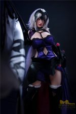 IronTech | Eva5ft4 / 165cm Black D-Cup silicone sex doll – Bild 5