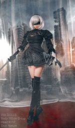 WM | 2B Anime 5ft 5/ 165cm D Cup Cosplay Sex Doll - Billede 4