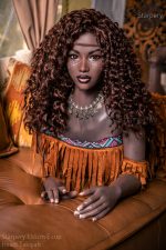 Starpery | Takiyah- 156cm / 5ft1 E-Cup Beautiful black skin sex doll - Imagen 4