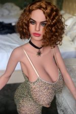 SY | Eliana - 156cm (5ft2) Huge Papaya Breast Sex Doll With Blonde Curly Hair - Imagem 2