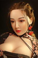 SY | XiaoYu - 158cm (5ft2) Small Breast Life-Like Asian Sex Doll With Blonde Hair - Imagem 8