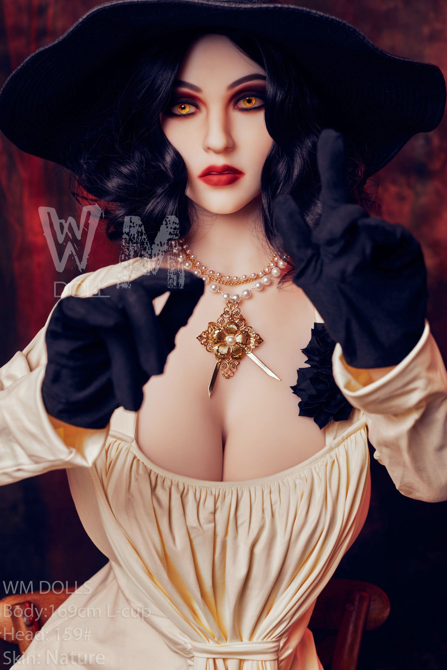 7e2f07d5b29c4d6f902e27588a6f9317.jpg WM | Lady Dimitrescu 5ft 7/ 169cm L Cup Sex Doll – Image 1