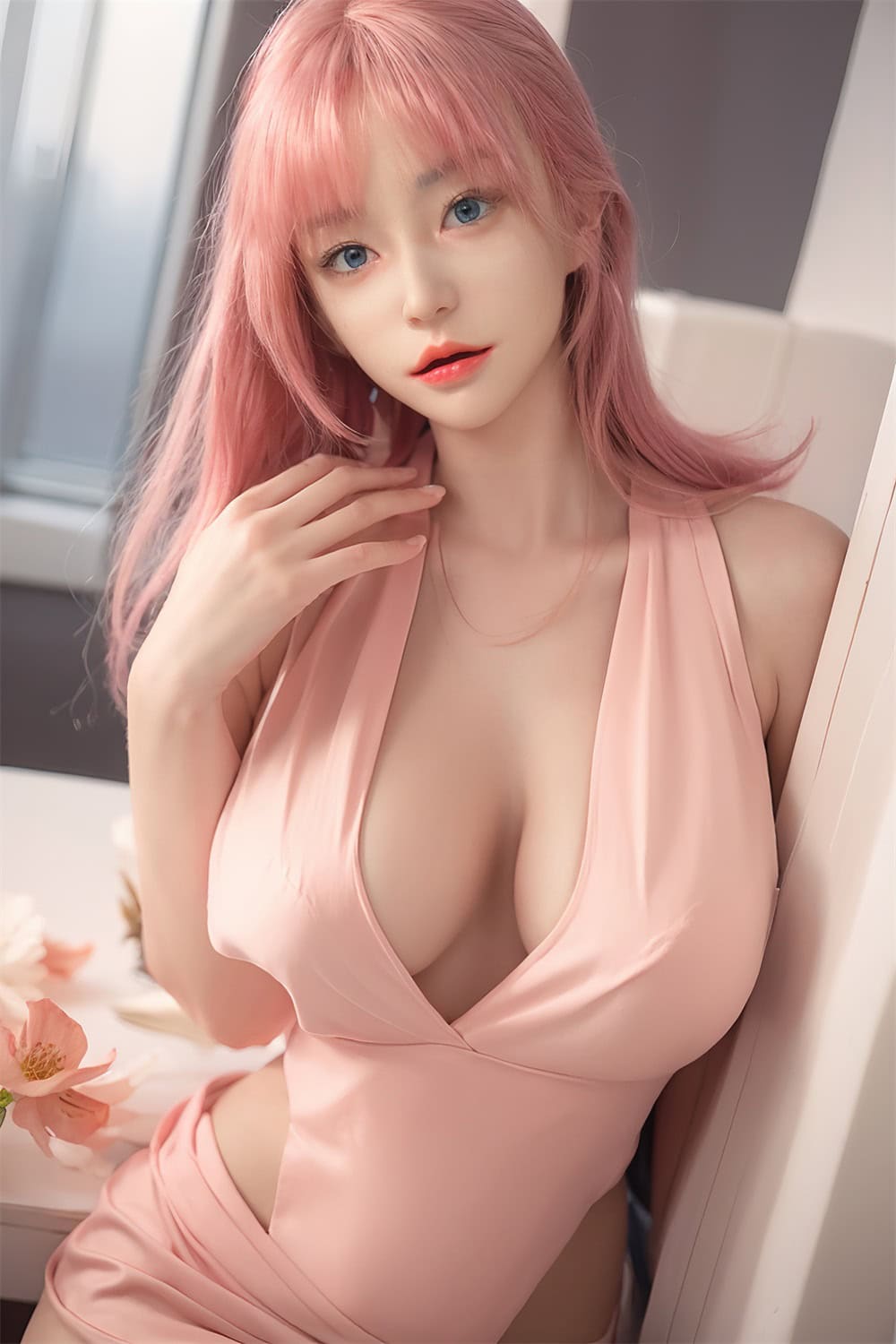8-26.jpeg SY | Advanced Haruka - 5ft 5/164cm ROS Head Electric Hip Sex Doll (In Stock US) - Kép 1