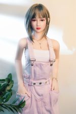 SY | Pag- 160cm (5ft3) Small Breast Japanese Style Sex Doll With Blonde Straight Hair – Bild 9
