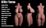 Climax | Sex Doll 870#Torso Black Body (In Stock US) – Image 12