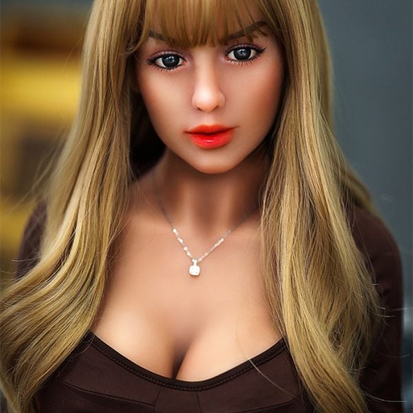SY | Zendaya- 158cm (5ft2) Tiny Breast Sex Doll With Golden Curly Hair