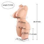 Mona - 70.5lb Sex Doll Torso (In Stock US) - immagine 15