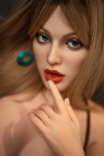 Orange In丨Tina-5ft 6/168cm Movable Jaw Silicone Sex Doll - Billede 2