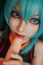 Orange In丨Muncey-5ft 2/158cm Movable Jaw Silicone Sex Doll - Bilde 13