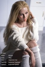 Jarliet | Blanche -4ft 10/148cm E-Cup Silicone head Sex Doll - Billede 10