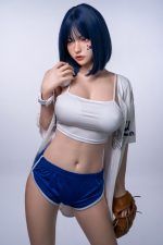 Orange In丨Anabel-5ft 2/158cm bevægelig kæbe silikone sexdukke