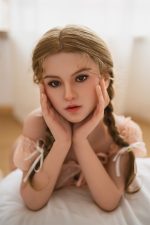SY | Canace - 4ft10(148cm) Movable Jaw Silicone Head Sex Doll - Afbeelding 3