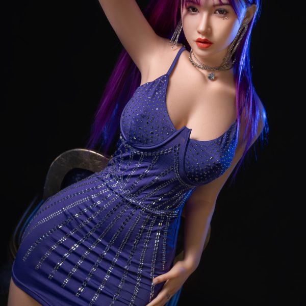 Orange In丨Liz-5ft 5/165cm Movable Jaw Silicone Sex Doll