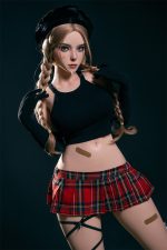 SY | Lydia - 5ft 5/164cm Blonde Braided Silicone Sex Doll - Imagem 3