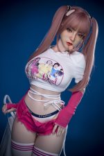 Orange In丨Willey-5ft 2/158cm Movable Jaw Silicone Sex Doll - Afbeelding 10
